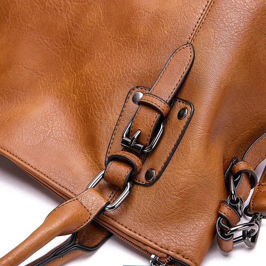 leather shoulder bag for women