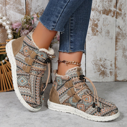 Geometric Ankle Boots for Women