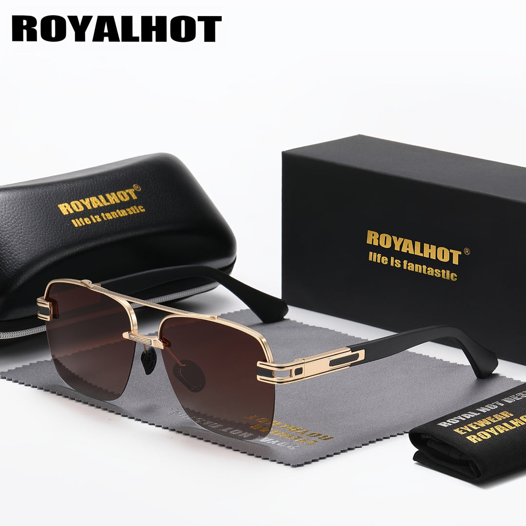 Retro Polarized Metal Driver Sunglasses