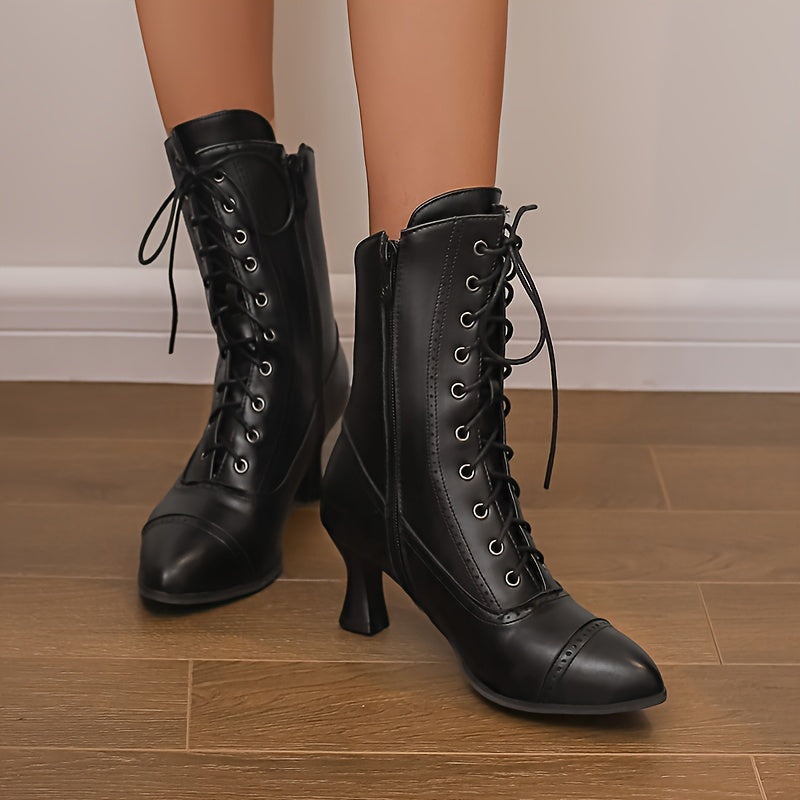 women's lace-up boots