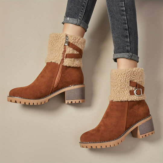 Chunky ankle boots for women