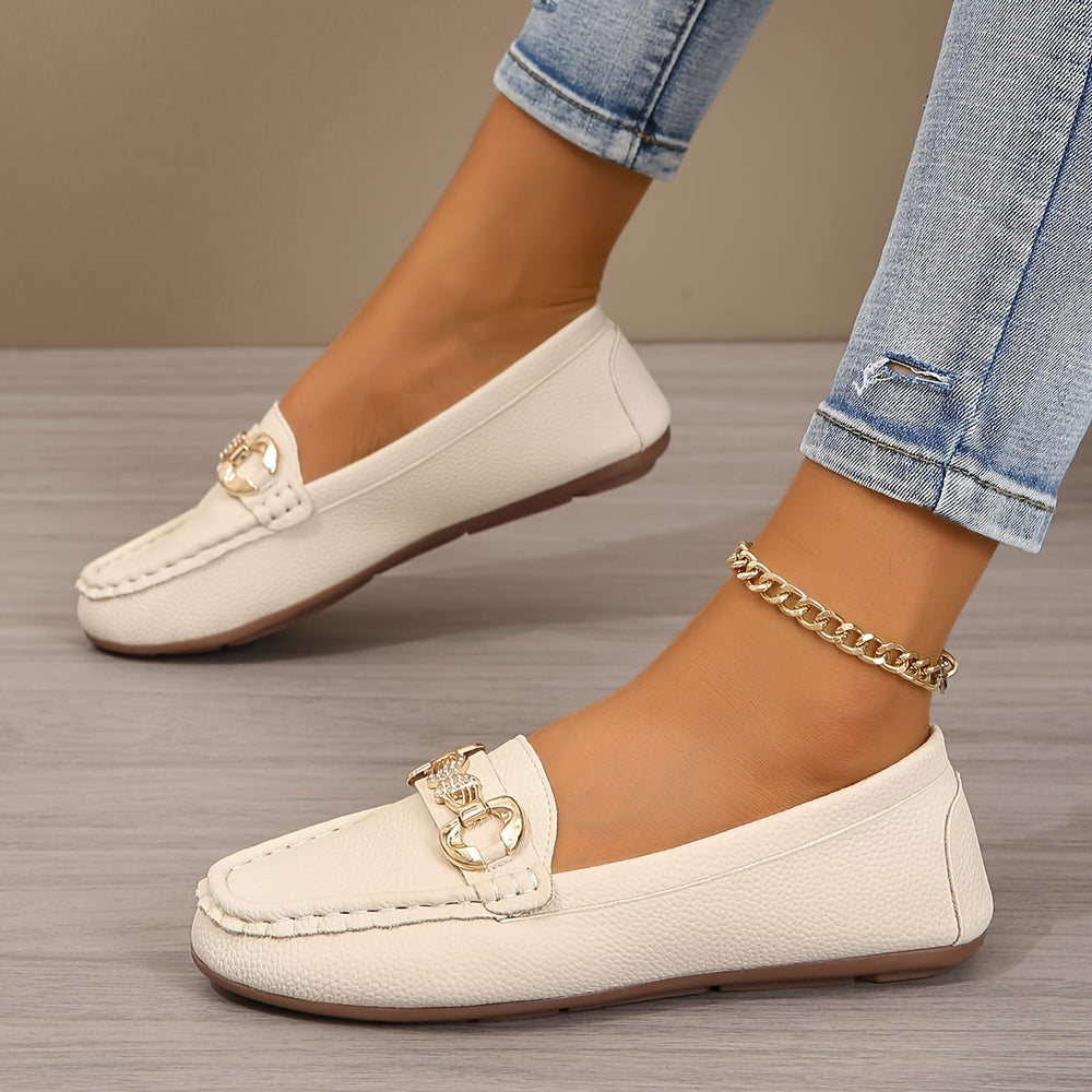 Damen Casual Kette Loafers