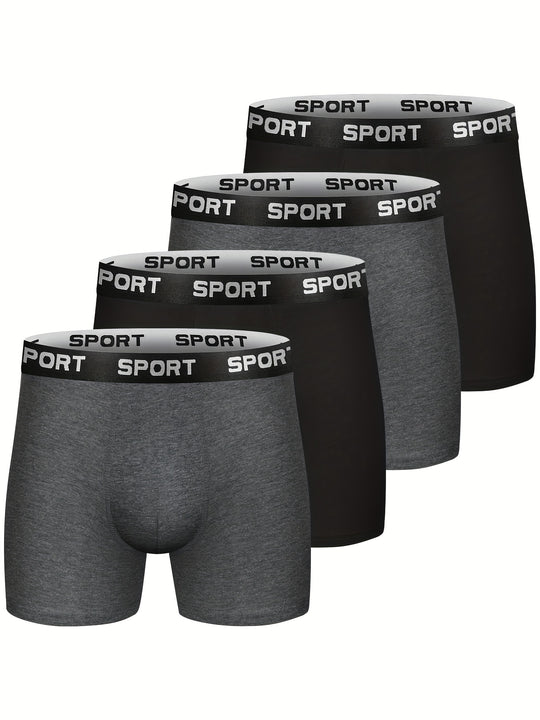 4er-Pack Herren-Boxershorts aus Baumwolle