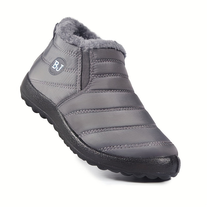 Fleece-lined women's thermal boots