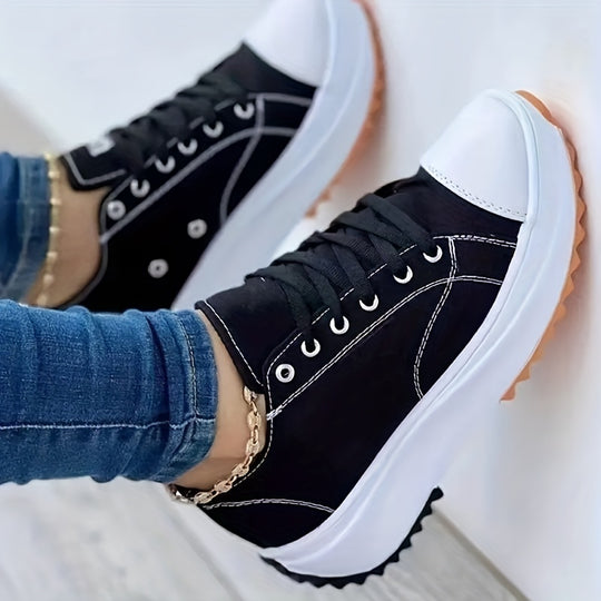 Chunky Canvas Schuhe für Frauen