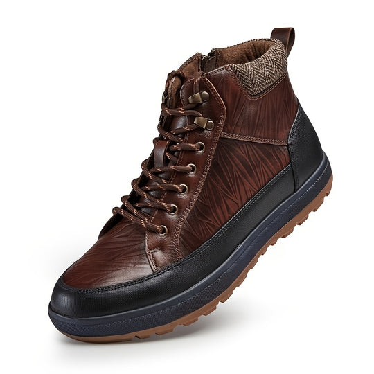 Herren Leder Outdoor-Stiefel