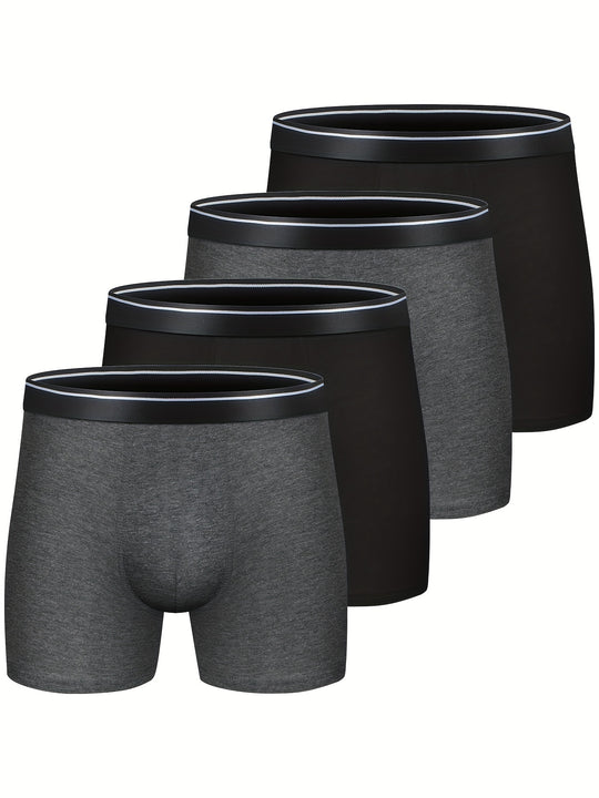 4er-Pack Herren-Boxershorts aus Baumwolle