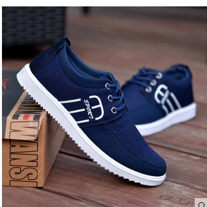 Men's Casual Canvas Lace-Up Shoes