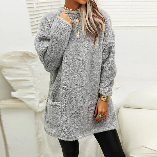 Cozy winter sweater in plus size for women