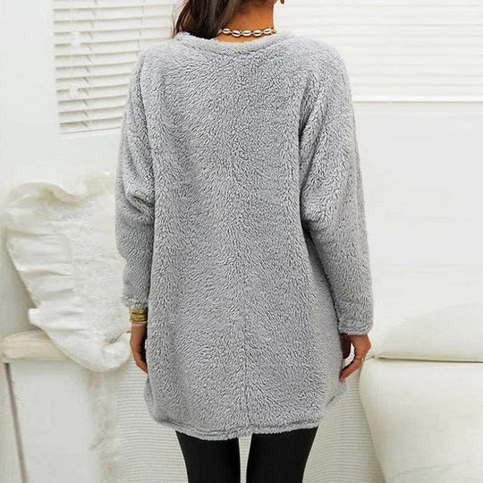 Cozy winter sweater in plus size for women