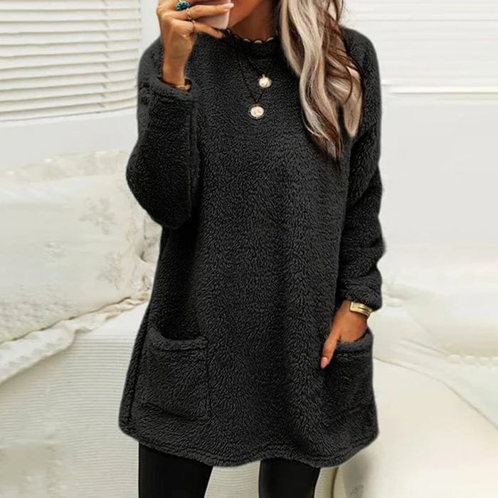 Cozy winter sweater in plus size for women