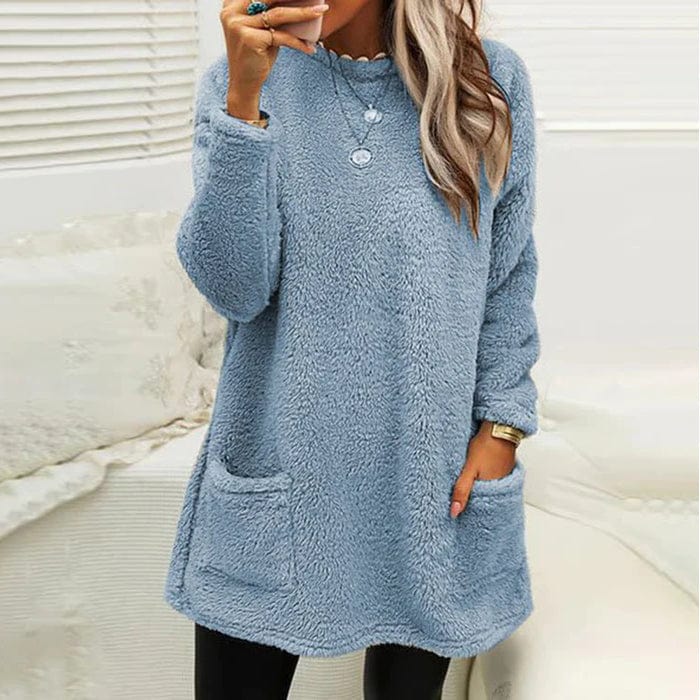 Cozy winter sweater in plus size for women