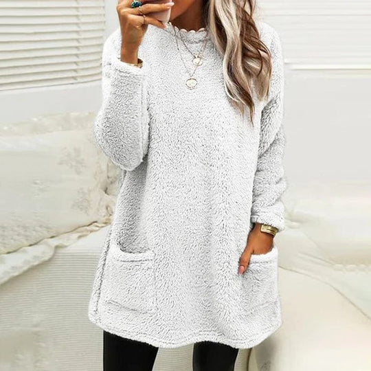 Cozy winter sweater in plus size for women