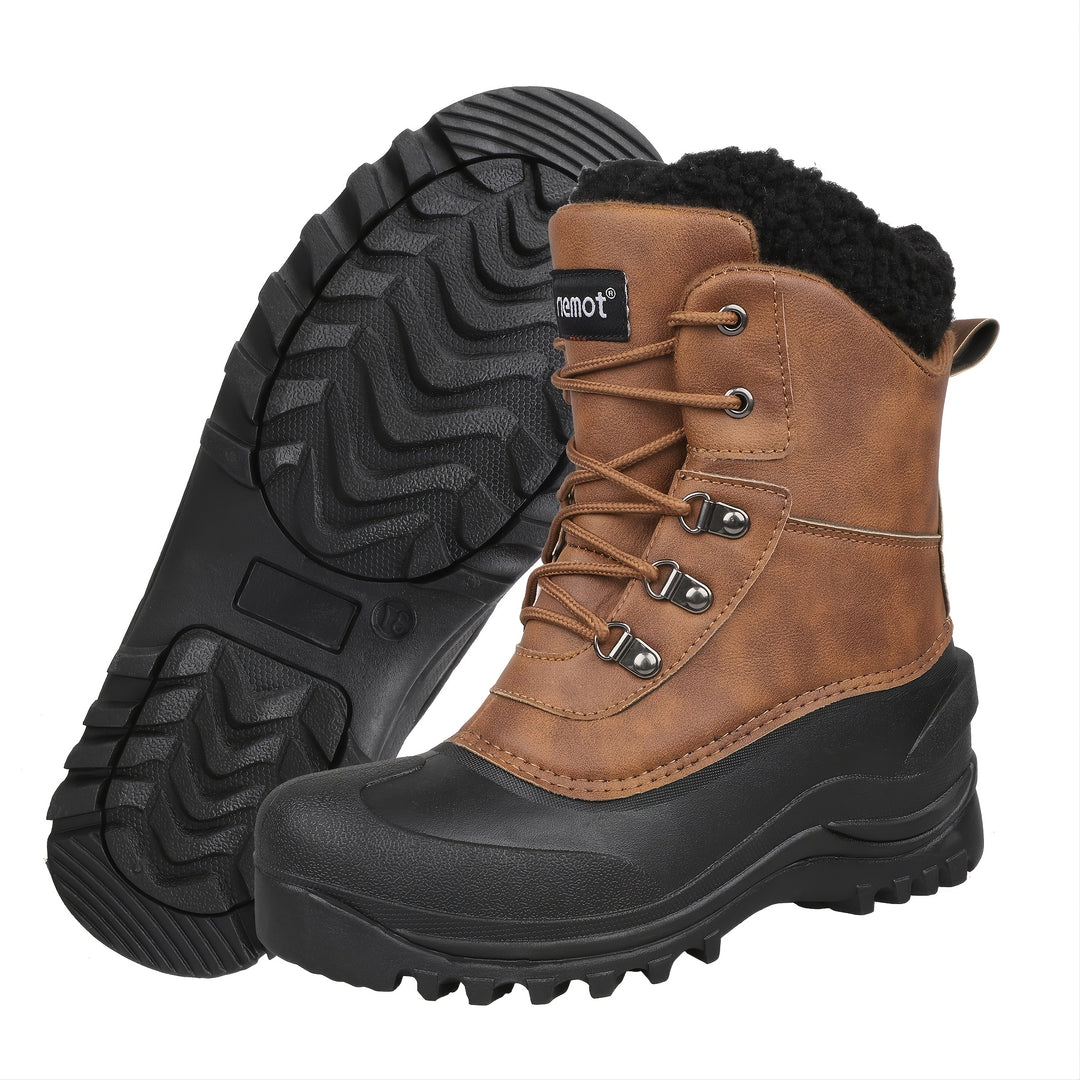 men's fleece hiking boots