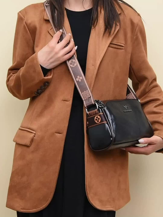 Leder Crossbody Tasche für Frauen