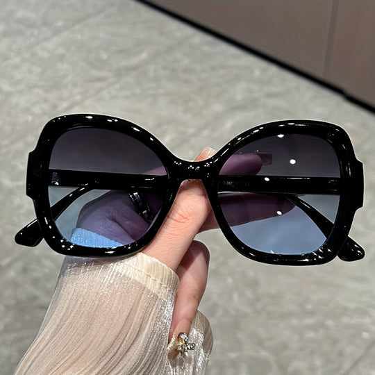 Übergroße Butterfly-Sonnenbrille für Frauen