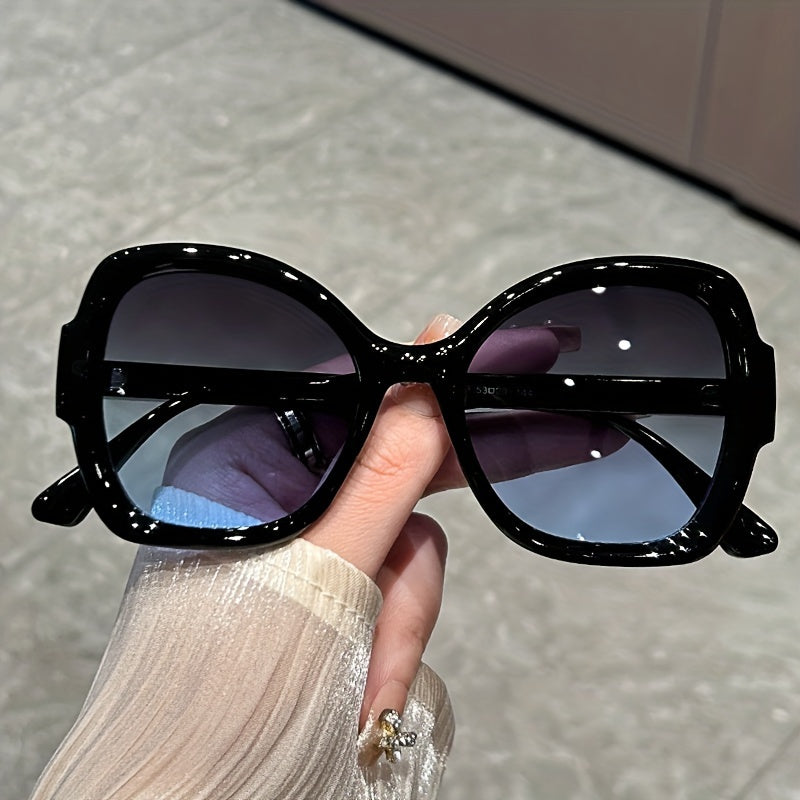 Übergroße Butterfly-Sonnenbrille für Frauen