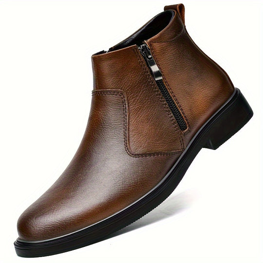 Men's ankle boots made of solid leather