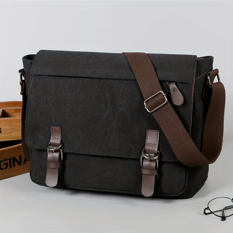 Herren-Retro-Leinwandtasche