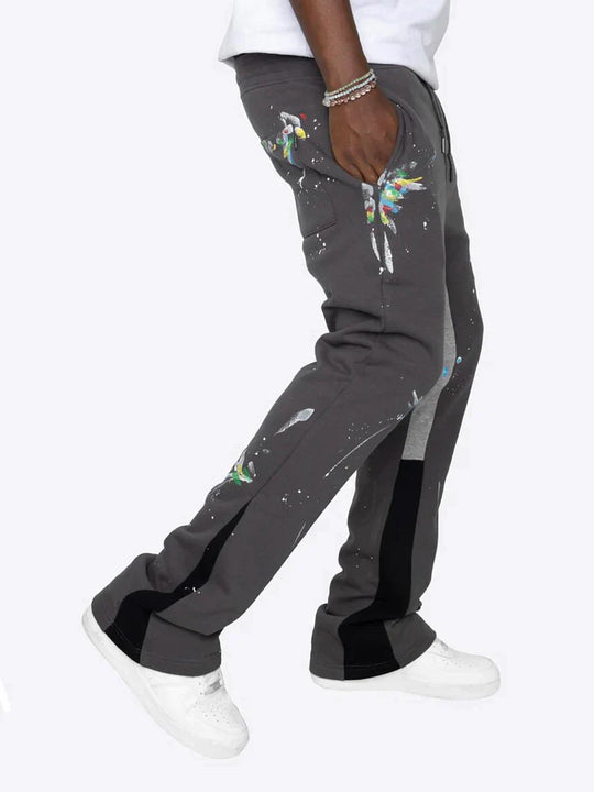 Splash Flare Sweatpants for Men