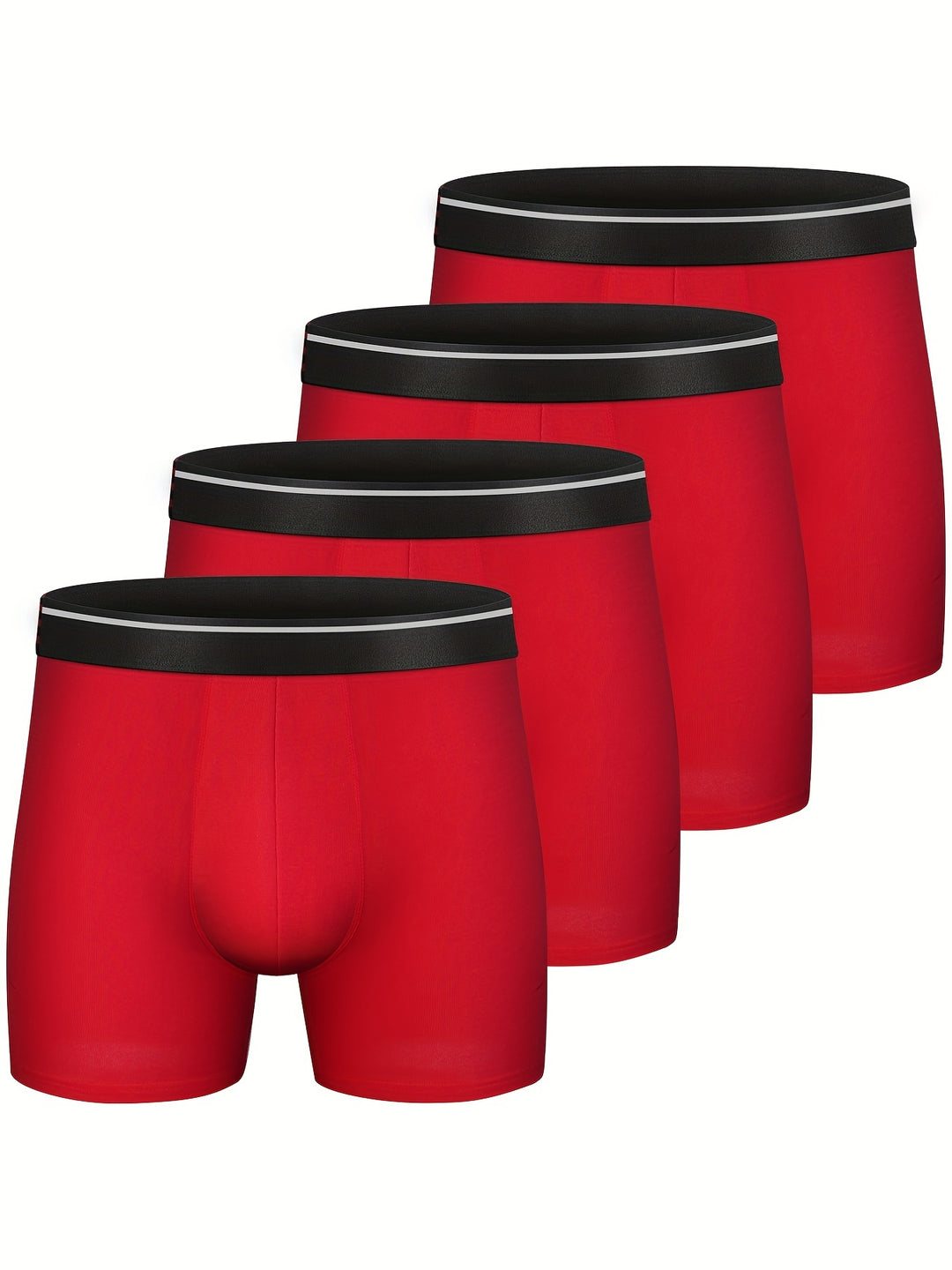 4er-Pack Herren-Boxershorts aus Baumwolle