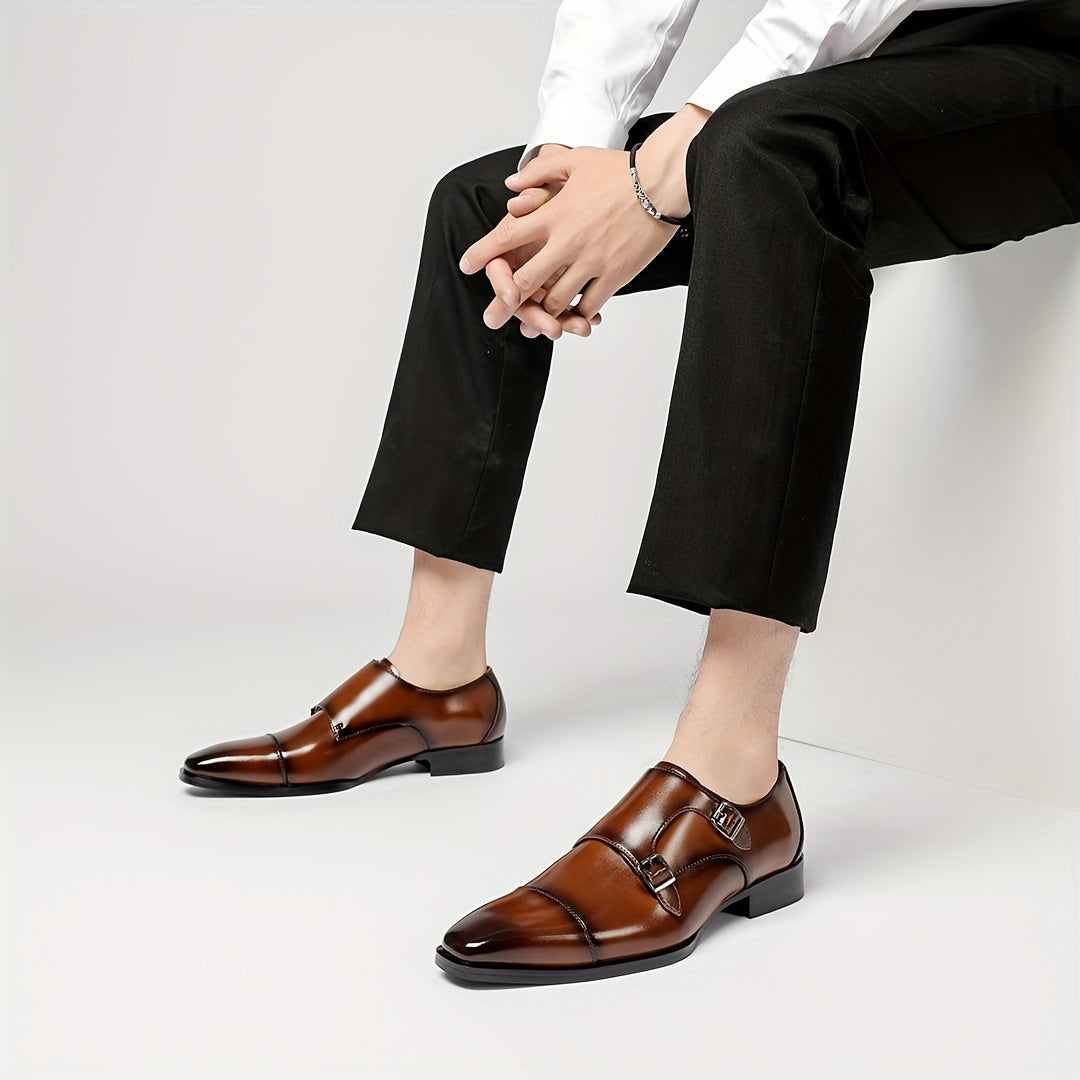 Herren Doppelmonk Loafers