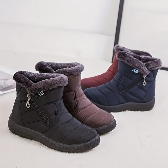 Thermofellgefütterte Schneestiefel für Frauen