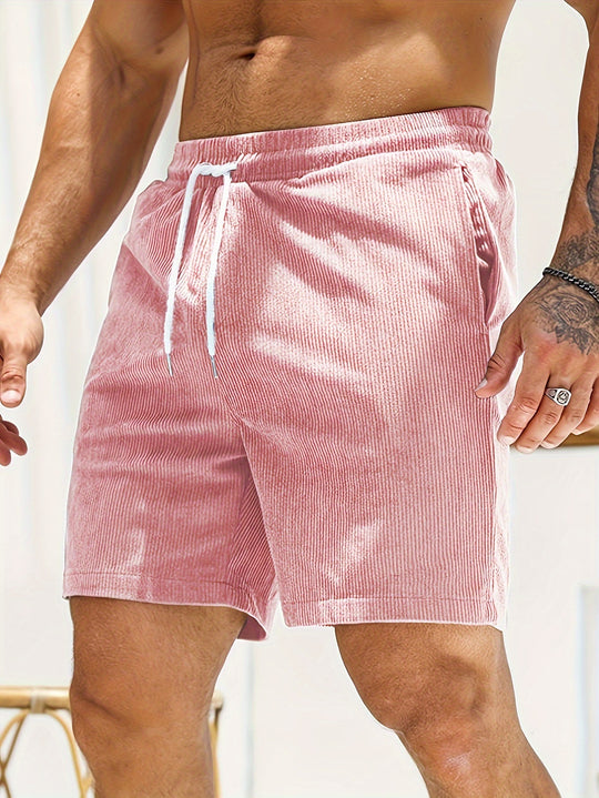 Herren-Cord-Sommer-Shorts