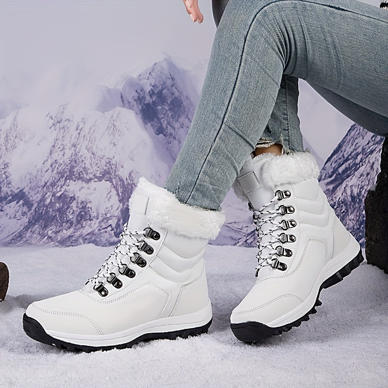 High Top Thermal Hiking Boots for Women