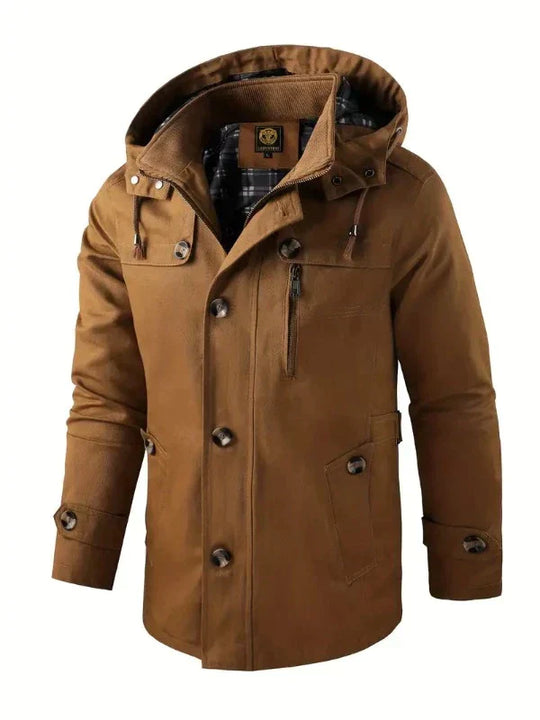 Mid-length jacket for autumn-winter