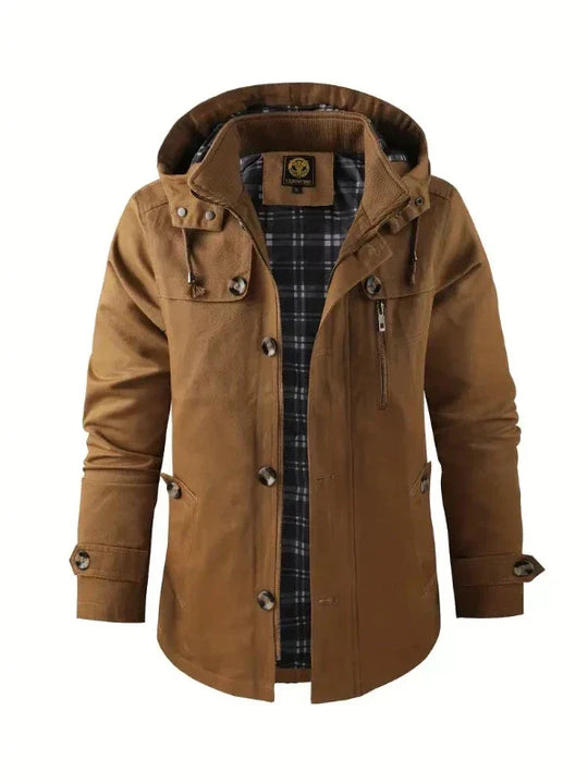 Mid-length jacket for autumn-winter