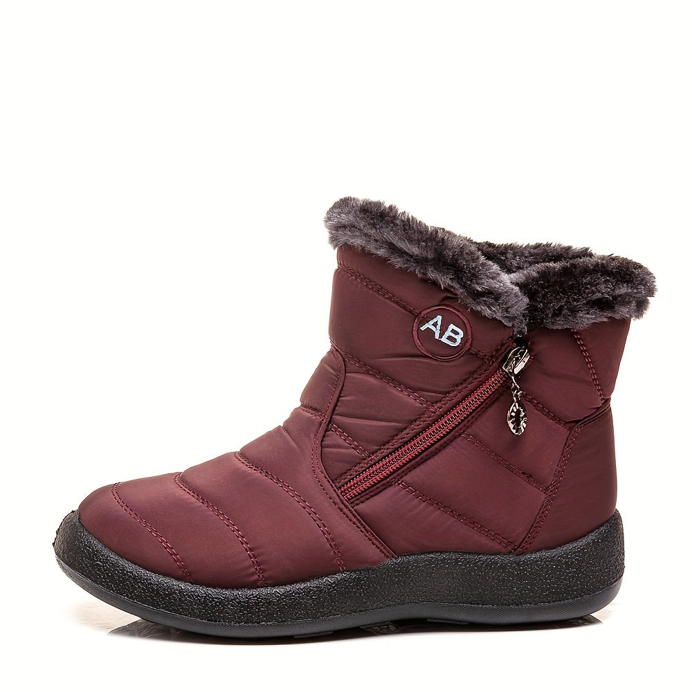 Thermofellgefütterte Schneestiefel für Frauen