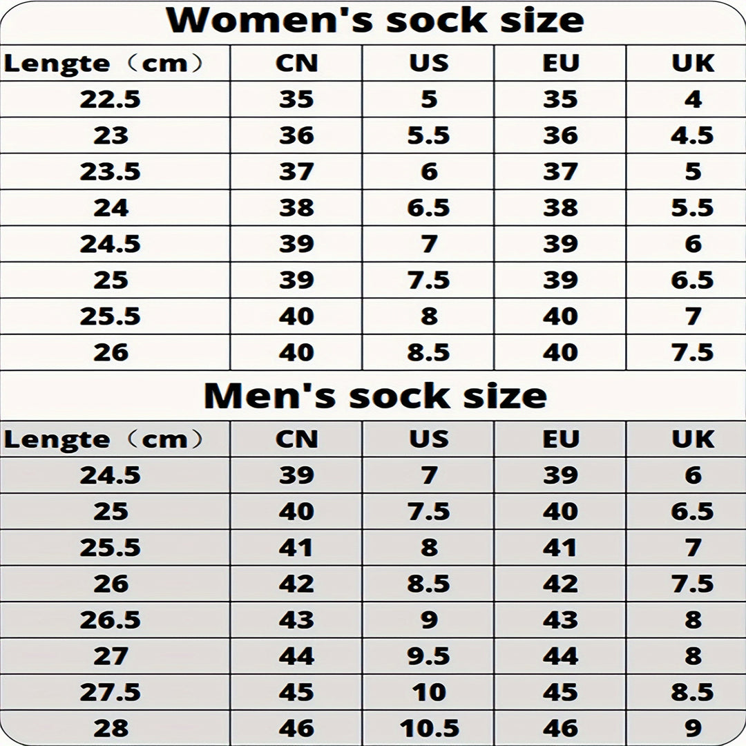 Knitted Anti-Odor Crew Socks for Men (10 Pairs)