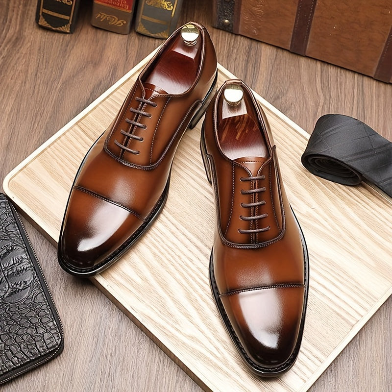 Oxford lace-up shoes for men