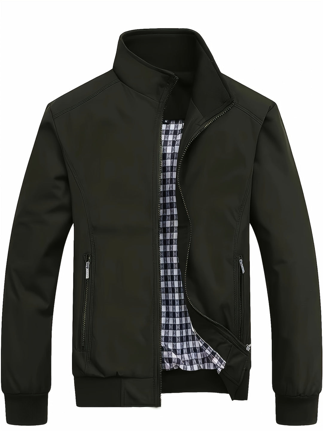 Casual jacket with zip pockets