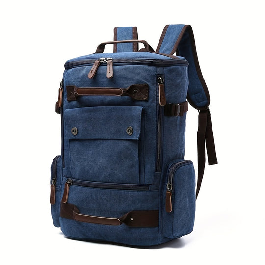 Multifunctional canvas backpack