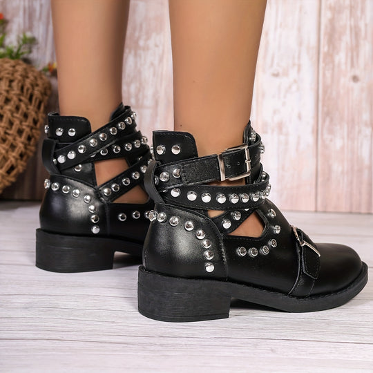 Beaded Chunky Boots for Women