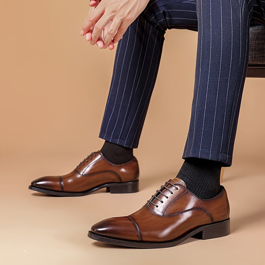 Men's Cap Toe Oxford Shoes