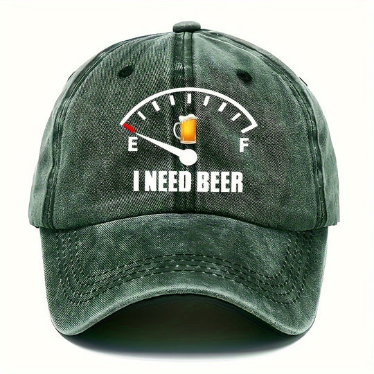 Beer Theme Cotton Baseball Cap