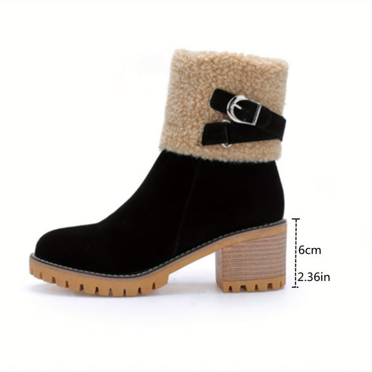 Chunky ankle boots for women