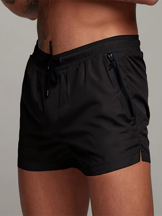 Herren-Sommer-Shorts mit Reißverschlusstasche