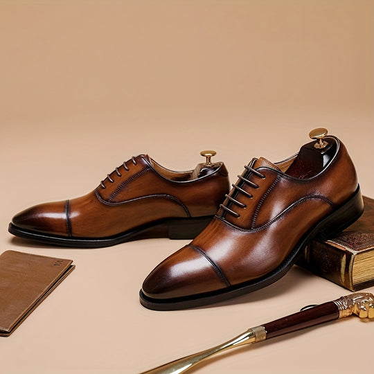 Men's Cap Toe Oxford Shoes