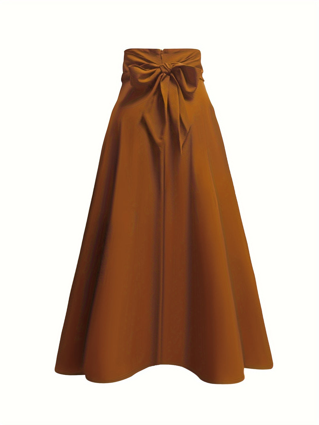 Elegant maxi skirts with a fixed tie belt