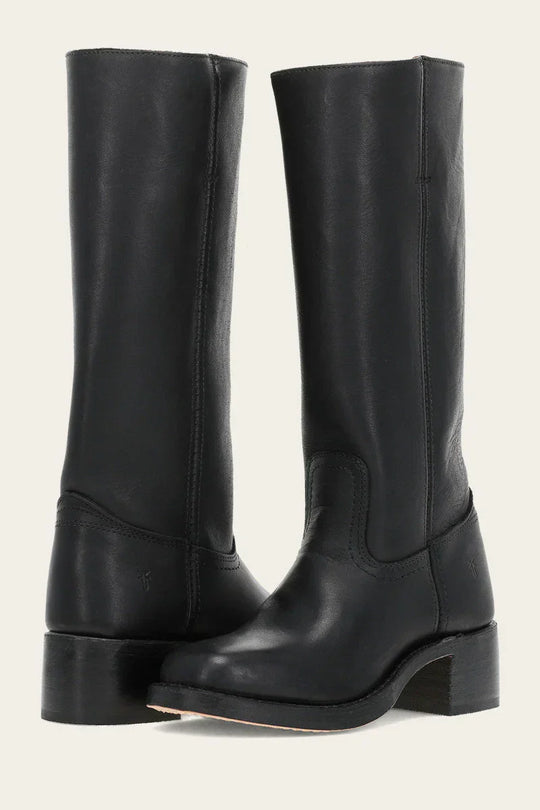 High square toe boots for women