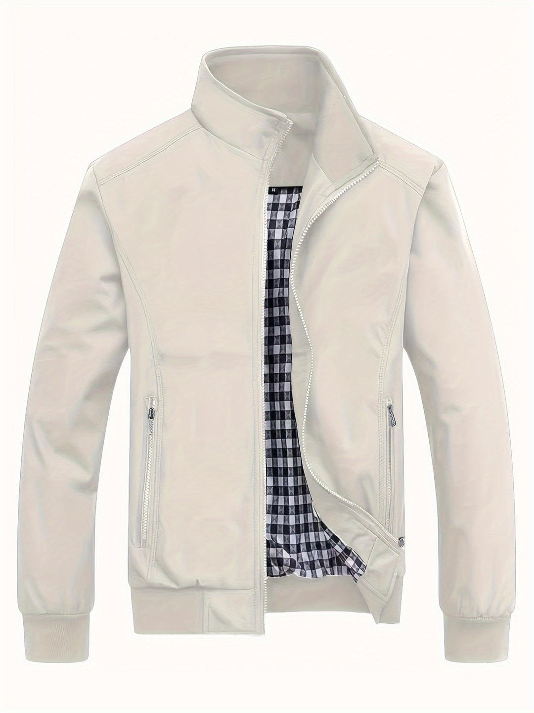 Casual jacket with zip pockets