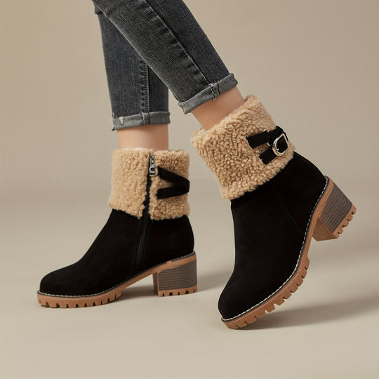 Chunky ankle boots for women