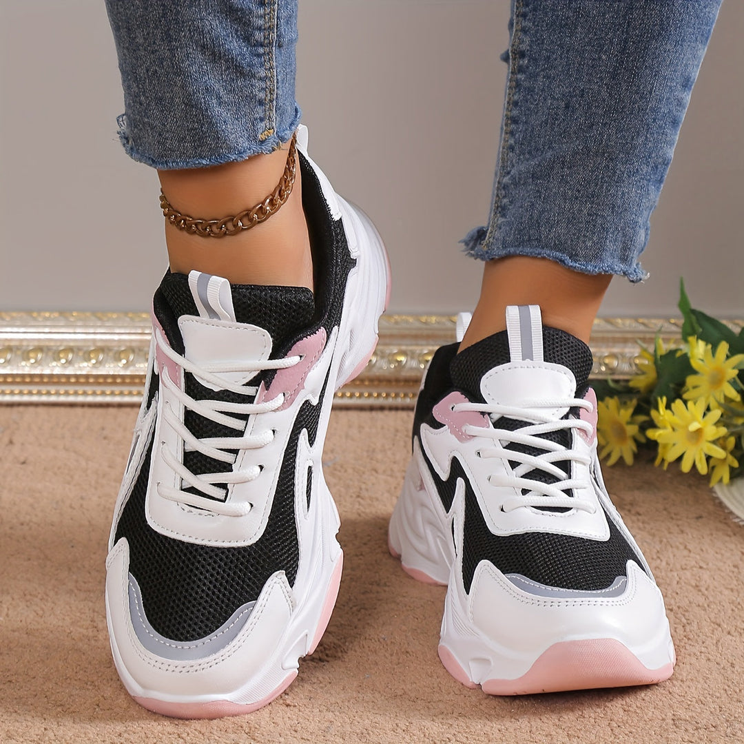 Stylischer Farbblock-Sneaker für Frauen