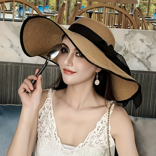 women's summer hat with wide brim