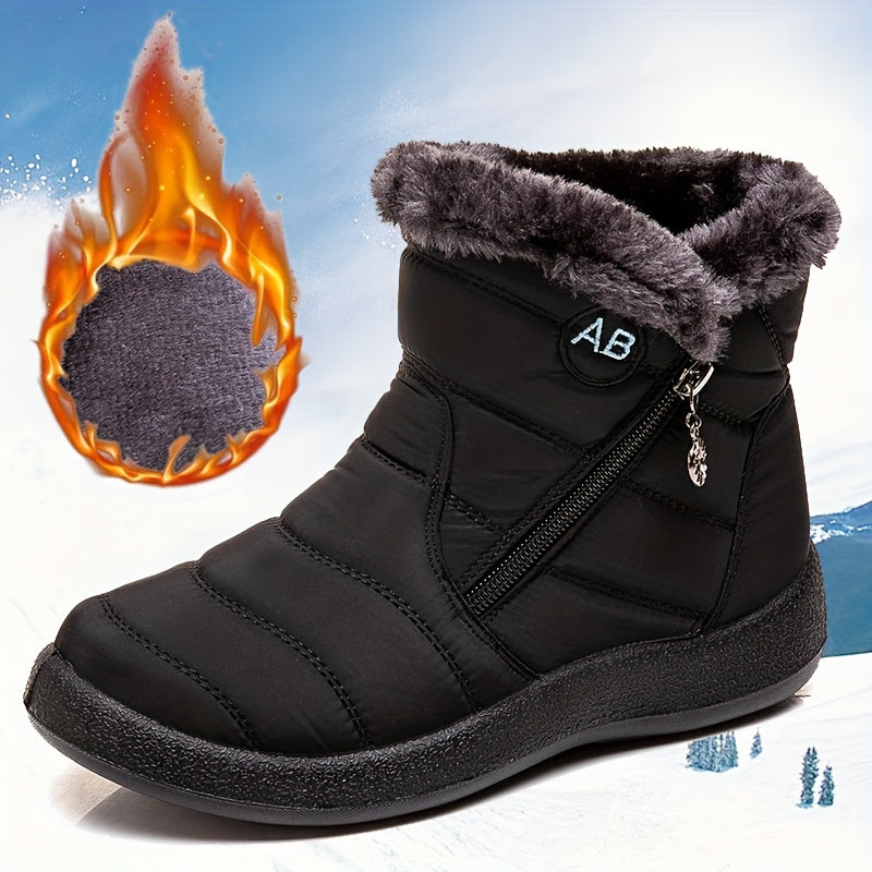 Thermofur-lined snow boots for women