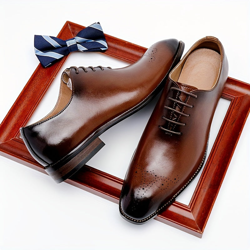 Plain Toe Oxford Shoes for Men